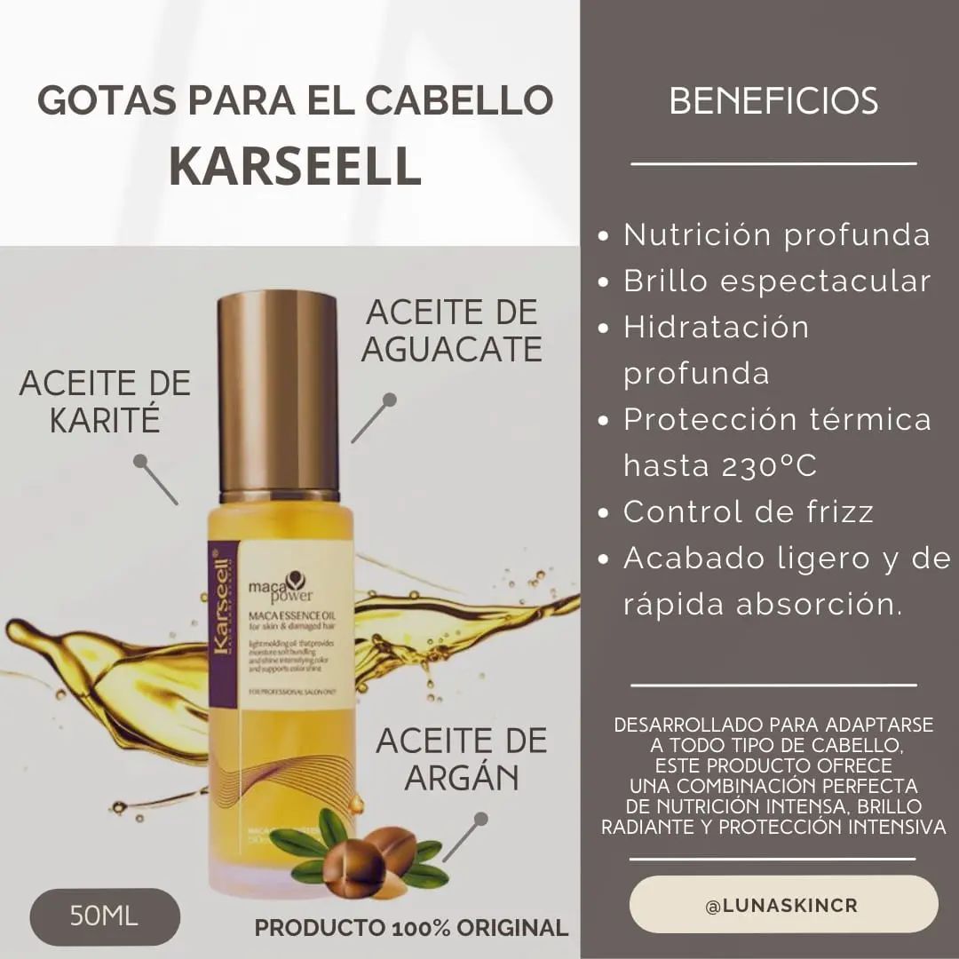 COMBO KARSELL®: MASCARILLA CON COLAGENO + ACEITE DE ARGAN        OFERTA ESPECIAL 2 X 1