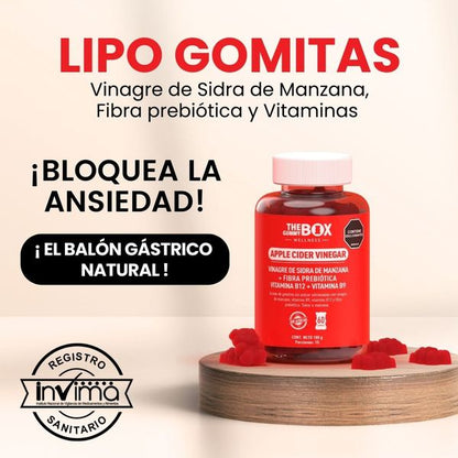 The Gummy Box Wellness: GOMITAS DE VINAGRE DE MANZANA