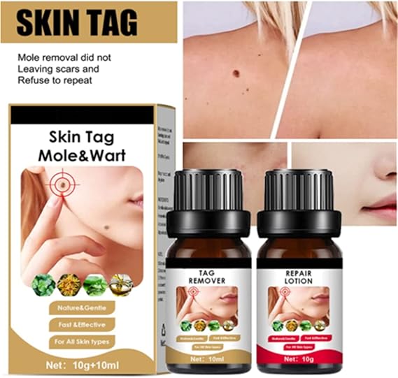 2X1 SKIN TAG MOLE & WART™  - TONICO Y CREMA ELIMINADOR DE VERRUGAS, LUNARES Y MARCAS EN LA PIEL