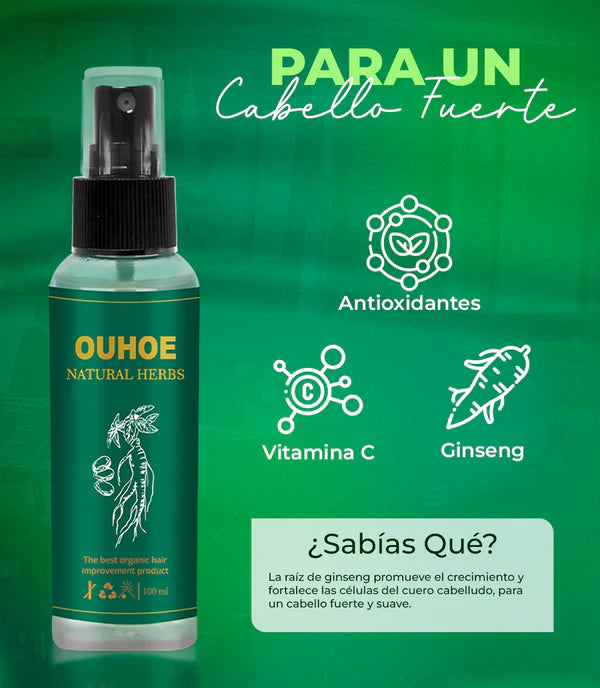 OUHOE ® ELIXIR CRECIMIENTO Y CONTROL DE CAIDA CAPILAR !