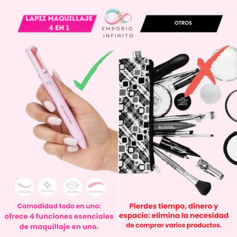 Lápiz MultiGlow™ Make Up 4 en 1 - OFERTA ESPECIAL LLEVA 2X1