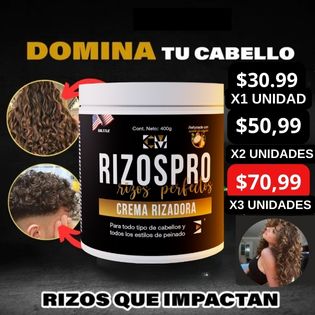 Tratamiento De Crema Rizadora 100% Efectivo Rizos Pro™ | Edición Premium