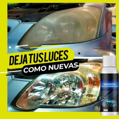 INNOVATIVE® ABRILLANTADOR DE FAROLAS PARA AUTOMOVILES SUPER OFERTA 2X1