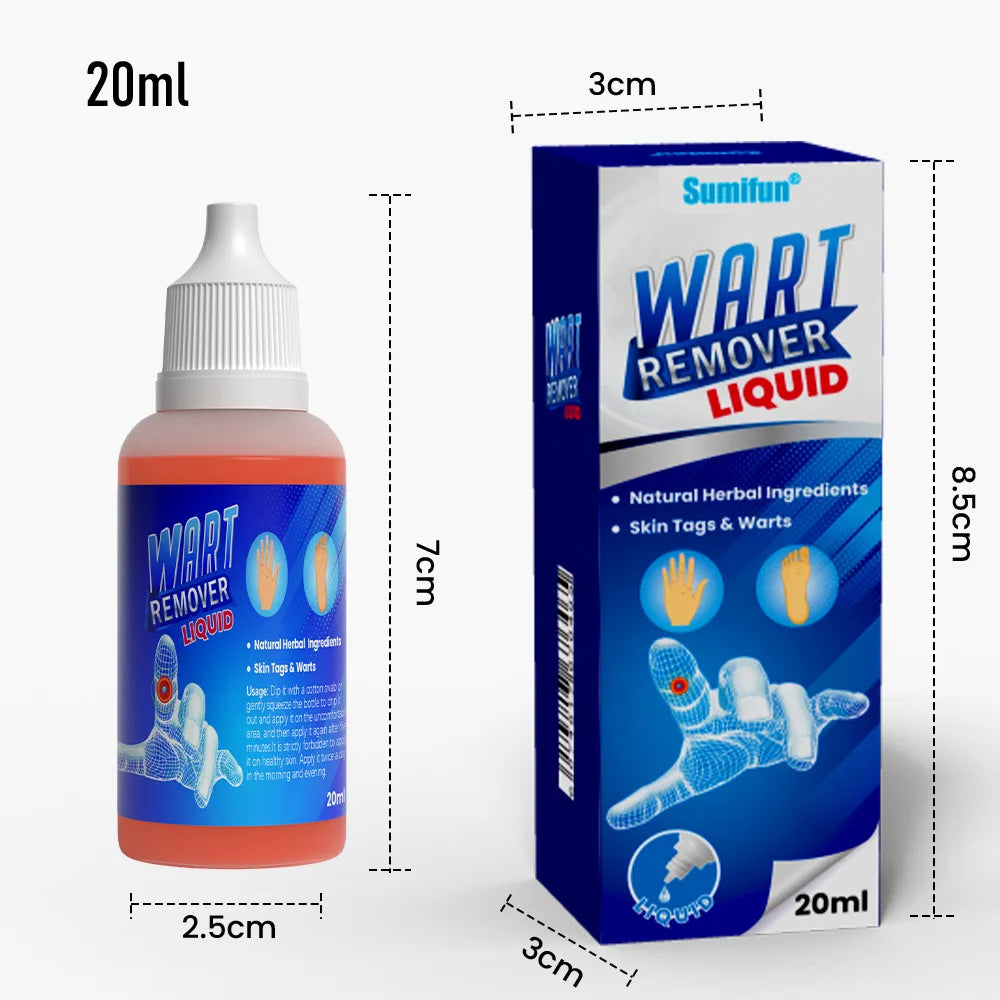 2X1 WART REMOVER LIQUID™ - SERUM REMOVEDOR DE VERRUGAS, LUNARES, MEZQUINOS, MARCAS EN LA PIEL