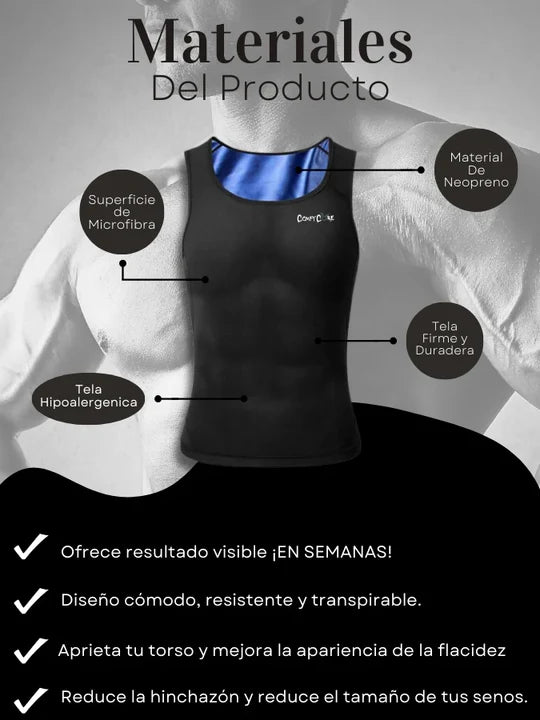 Camiseta Térmica Reductora™ Dile adiós a la ginecomastia