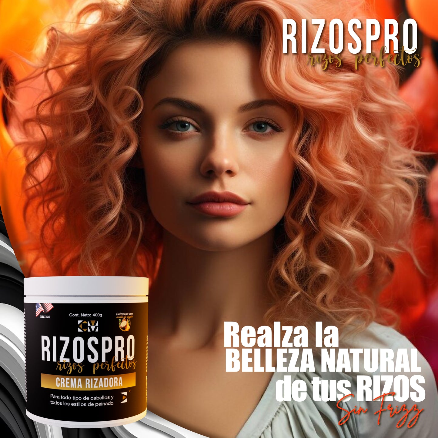 Tratamiento De Crema Rizadora 100% Efectivo Rizos Pro™ | Edición Premium