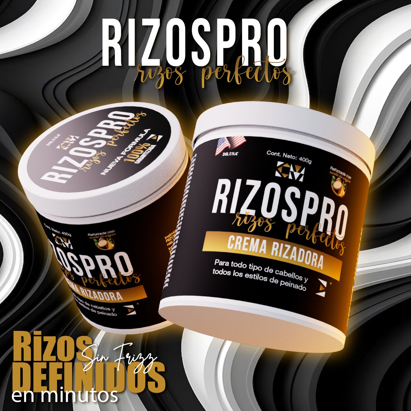 Tratamiento De Crema Rizadora 100% Efectivo Rizos Pro™ | Edición Premium